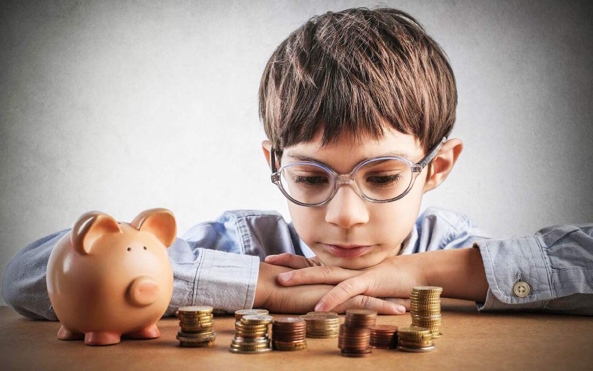 Introduce el ahorro en sus vidas - niños y dinero